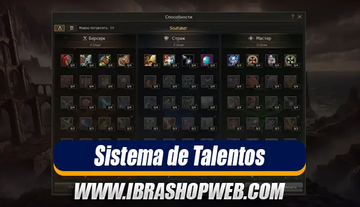 Guía de talentos Lineage 2 Scryder x100 – IBRASHOPWEB